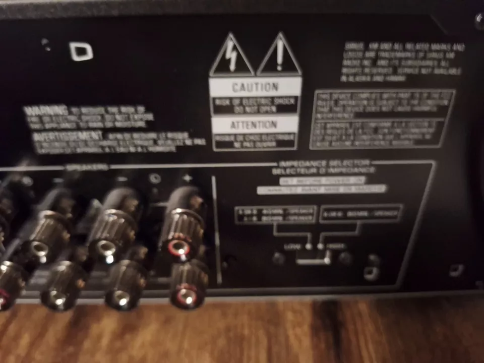 Receptor Yamaha R-S500 usado con control remoto Foto 3 de 4