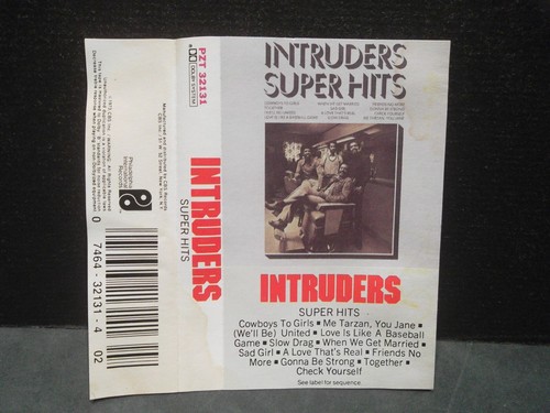 INTRUDERS Super Hits CASSETTE 1980's Philadelphia International PZT 32131 Clear - Picture 2 of 5