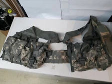 US Army Military Digital Camouflage Tactical Condor Vest W Molle Pouches