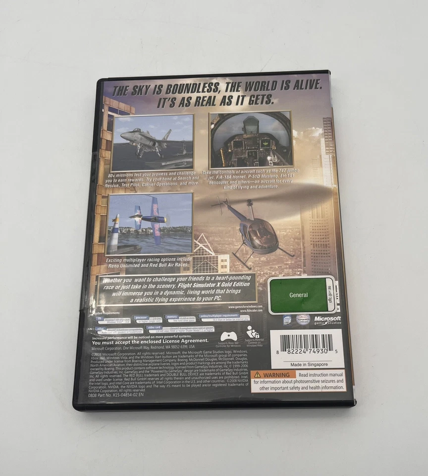Microsoft Flight Simulator X Gold Edition PC Game 2008 - Image 2 of 4
