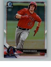 Brandon Marsh [Blue Refractor] #BCPA-BM Prices | 2018 Bowman