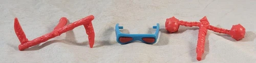 Vintage 1991 Playmates TMNT Head Spinnin Bebop Accessories