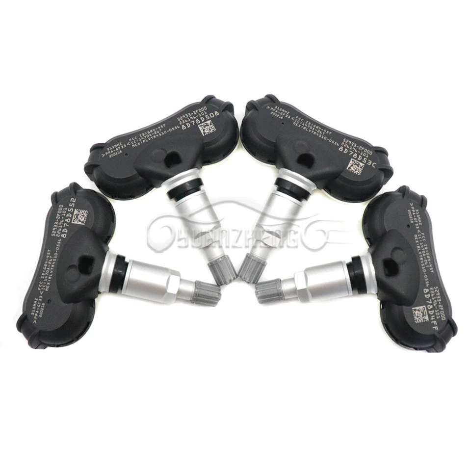 4 件全新 TPMS 轮胎压力监测传感器全新 52933-2F000 315MHz 适用于现代起亚 — 第 3/4 张图片
