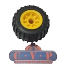 Vintage GI Joe ARAH 1988 Tiger Paw WHEEL WITH TIRE Tiger Force vehicle part