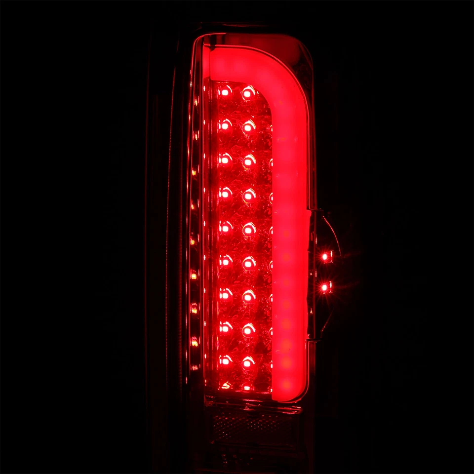 For Ford F150 F250 F350 Bronco 1990-1997 Pair LED Tail Lights Rear Lamps LH&RH - Image 4 of 4