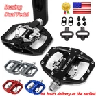 SPD Pedal Clipless Pedals 9/16" Mountain Bike Pedals Dual Platform Multi-Purpose