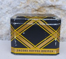 Alte Bauhaus Art deco Blechdose Jacobs Caffee Bremen  Blechschachtel Deko Box
