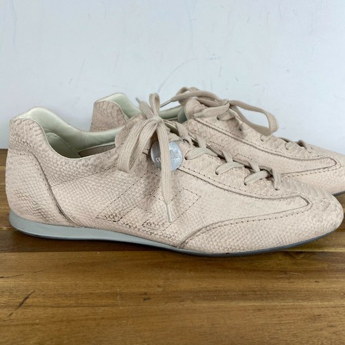 Hogan Pink Snakeskin Print Sneakers Women's 40.5/US 10 | eBay