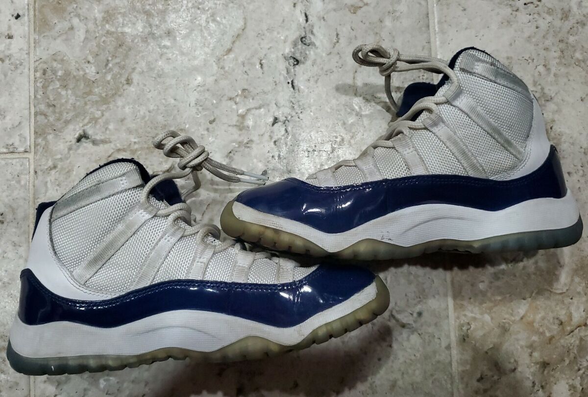 Nike Air Jordan 11 Retro Win Like 82 White University Blue Nike Air Jordan 11 Retro Win Like 82 White University Blue