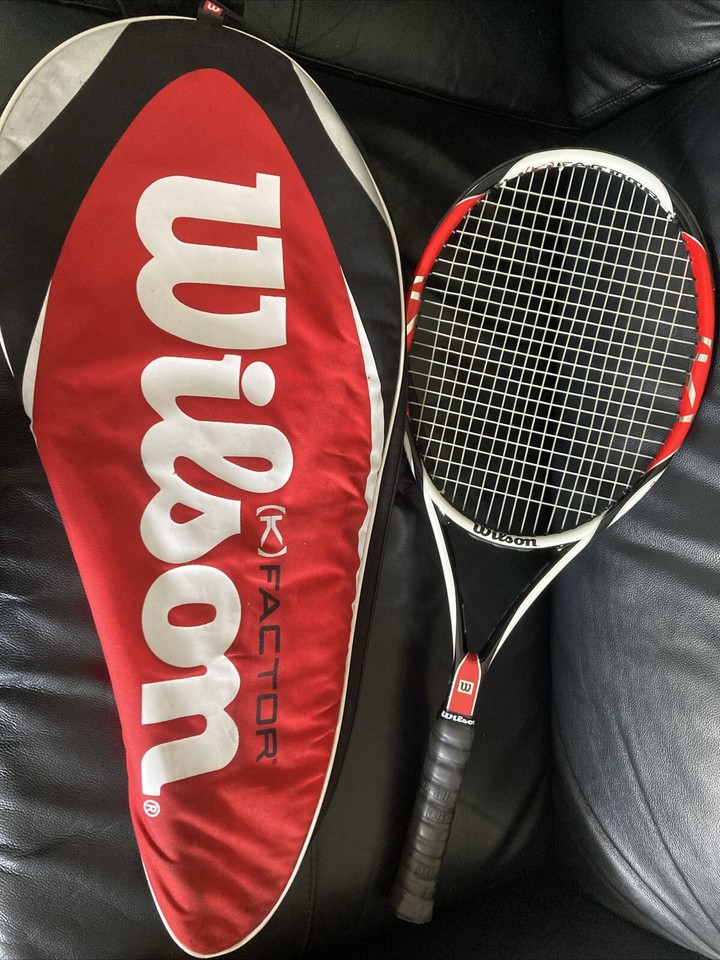 Wilson KFactor Six.One Team 95 Tennis Racquet Grip Size 4 1/4 Weight