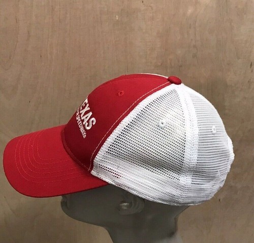 Texas Motor Speedway Cap Red/White Trucker Hat Strapback Mesh - Picture 2 of 6