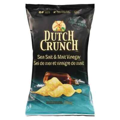 Old Dutch Crunch Sea Salt & Malt Vinegar Kettle, 200 g X 2 BAGS CANADA