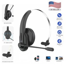 Wireless Headphone Headset Bluetooth Truck Driver Noise Cancelling