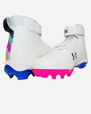Under Armour NFL PE Crucial Catch MC Hammer Linemen Cleats White Size 15 NEW Under Armour NFL PE Crucial Catch MC Hammer Linemen Cleats  main image 4