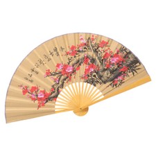 Chinese Style Hanging Fan Decorative Folding Fans Wall Giant Paper Travel