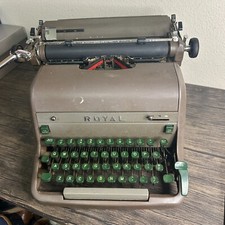 ROYAL Pica HHP Manual Typewriter 1952 Working Brown HHP-5070245 Vintage 3683 thumbnail