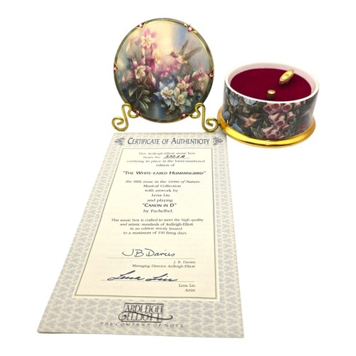 White-Eared Hummingbird Music Box Lena Liu Ardleigh-Elliott Pachelbel's Canon D