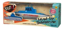 Classic Toys Wind Up Diving Submarine Automatic Diving Resurfacing Old Shool Sub
