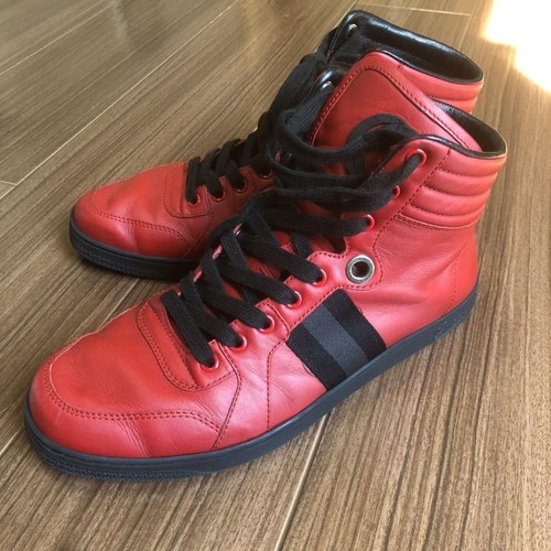 Gucci Sneakers Shoes GG Monogram Pink Leather Size 8 US About8.5 For Men - Picture 23 of 24