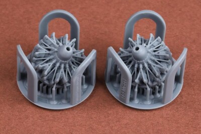 SBS Model 1/72 Gnome-Rhone 14N/K Engine (2pcs) for Bloch 200/210/152 Late