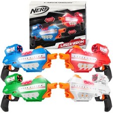 Laser Vision 4 Player Laser Tag Game with Laser Vision Technology