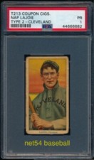 1914 T213 COUPON Napoleon Lajoie Cleveland variation HOFer PSA 1  Nap T213-2