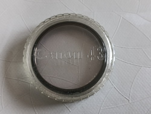 Filtre Canon 43mm Skylight 1x - Photo 2 sur 2