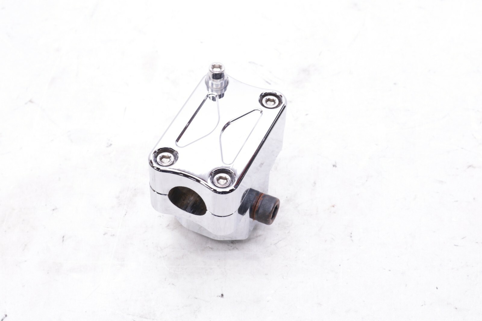 2008 HONDA RUCKUS NPS50 CHF50 SINGLE HANDLEBAR MOUNT RISER BLOCK CLAMP ...
