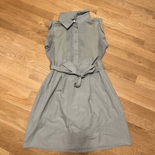 Adidas Stella McCartney Waist Tie Henley Skirt Short Dress Size Medium Stain*