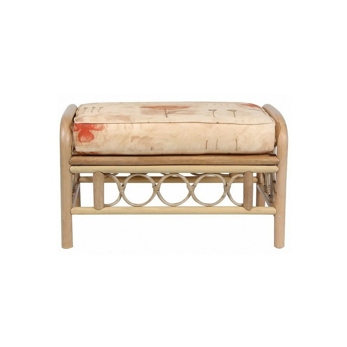 REPLACEMENT FOOTSTOOL CUSHION FOR CONSERVATORY FURNITURE WICKER