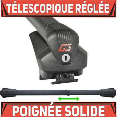 Alu Schwarz Dachträger für Renault Kangoo KC 5-P 01-06 Offene Dachträger