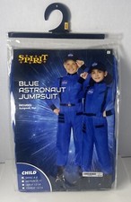 Child Size Small NASA Blue Astronaut Jumpsuit Spirit Halloween Costume Space