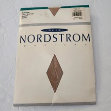 Nordstrom Control Top Lycra Sheer Leg Sandaltoe Pale Powder Size B Pantyhose