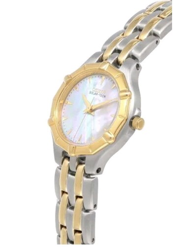 Citizen Eco Drive 2-Tone Stainless Steel Women's Watch EP8024-59D MSRP $295.00 - Picture 2 of 3