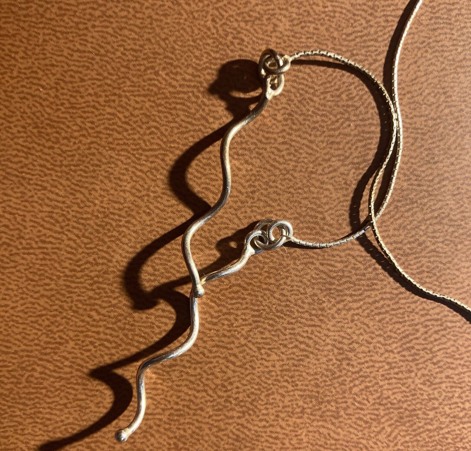 B562  -  Sterling Silver Threader Twisted Corkscr… - image 3