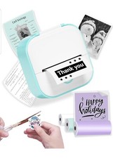Mini Printer, Inkless Thermal Printer, Portable Phone Printer for Students