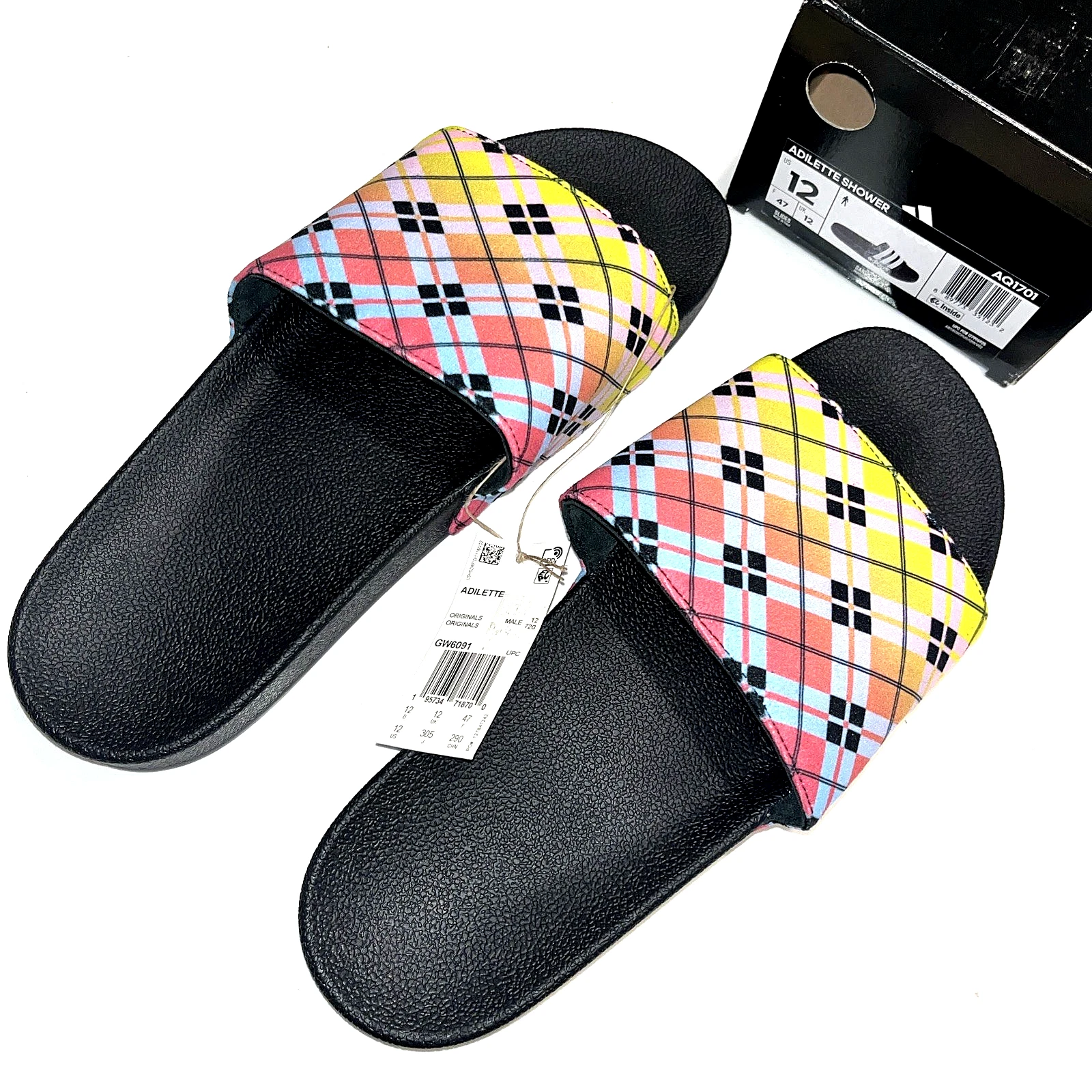 Nuovissime con etichette Special Ed Multicolore Adidas Adilette Slides Uomo Tg 12 59 95€
