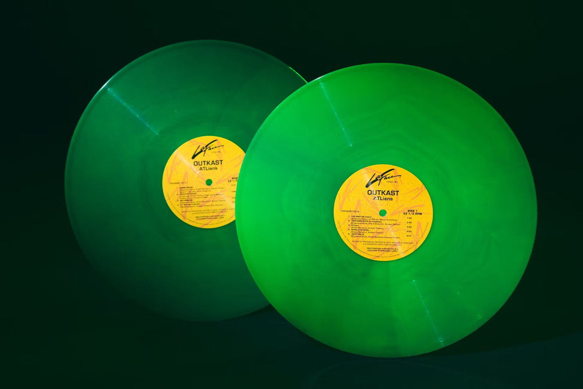 OUTKAST ATLIENS VINYL NEW! LIMITED GREEN LP! ELEVATORS ( ME & YOU