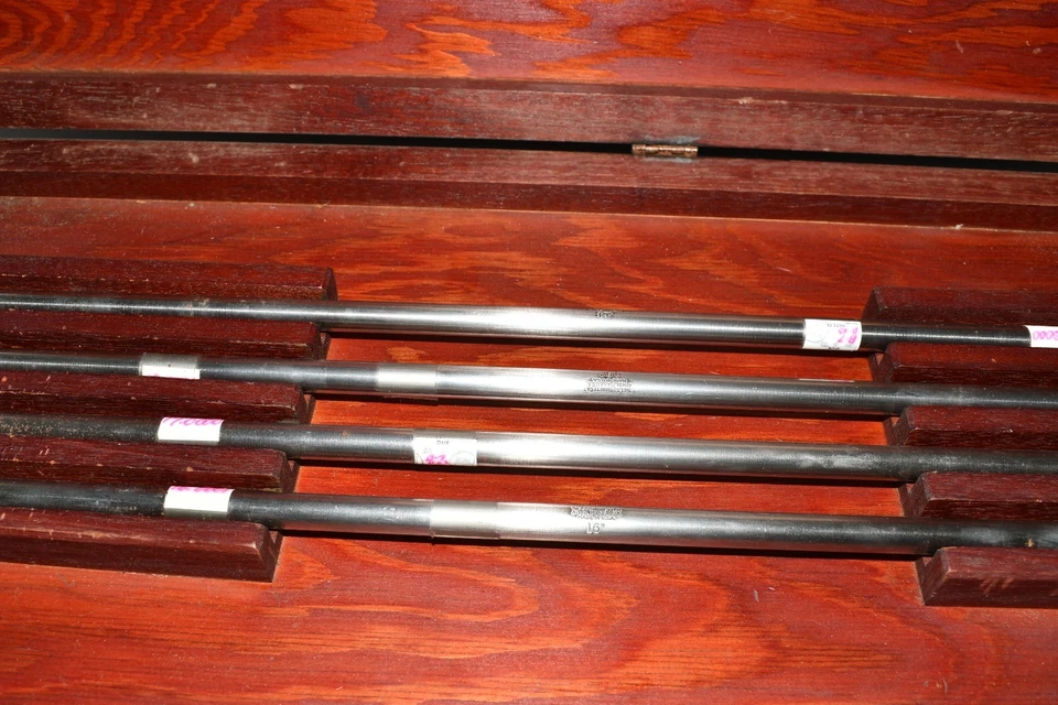 Starrett No. 224 16''-20'' SET E Outside Micrometer W/ Standard Wood Case - Image 3 of 4