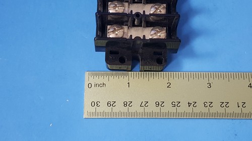 1pc- KUX Double Row Terminal Block, KUX12P, 12position, 60A, 600V, 22-6AWG - Picture 5 of 5