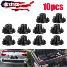10x For Subaru Baja Bed Trim Clips EXTRA DURABLE Fastener Caps / Clips Black