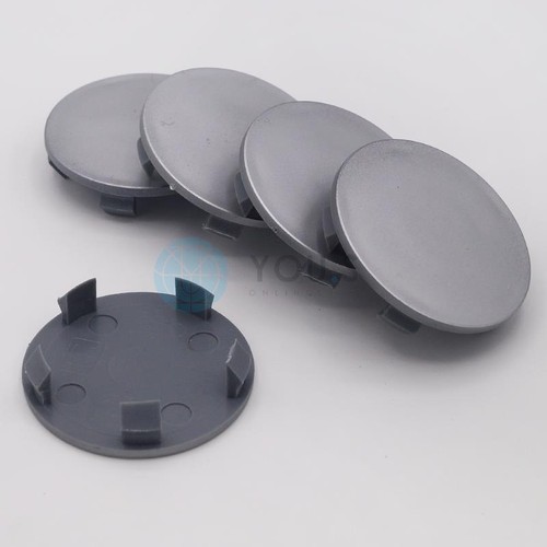 Coprimozzi Auto 56mm 4 Pezzi – Copricerchi ABS Con Fissaggio A Baionetta – Protezione Antipolvere E Antigraffio