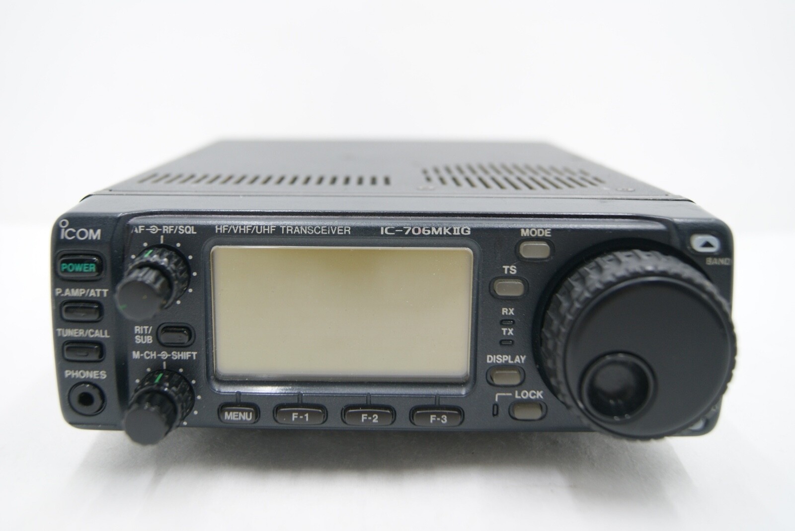 MARS MOD ICOM IC-706 MKIIGM HF/VHF/UHF 100W Transceiver 50W + Mic Good Cond.