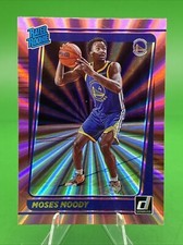  2021-22 Panini Donruss #234 Moses Moody Warriors Rated Rookie Pink Laser Holo