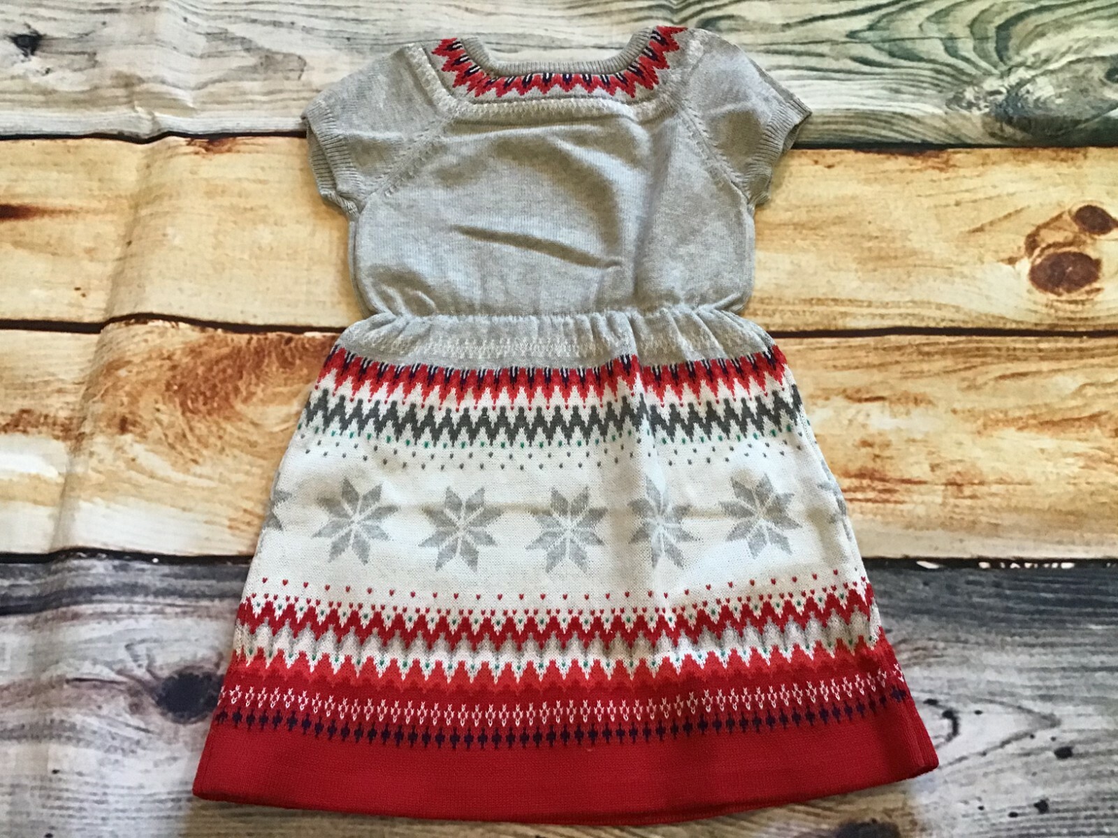 Gymboree 2T Fair Isle Sweater Dress Holiday Shop NWT Christmas Portrait ...