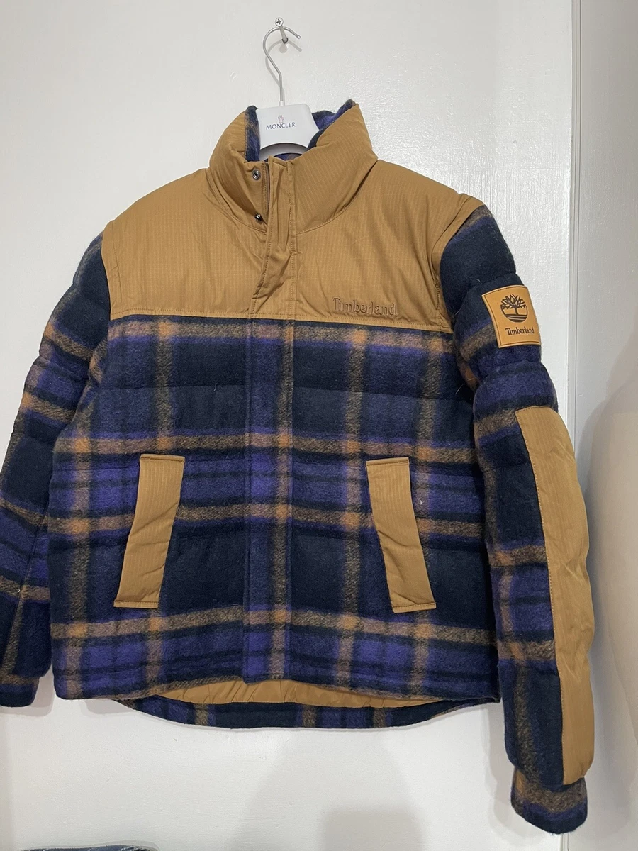 Timberland Welch Mountain Ultimated check puffer jacket size L