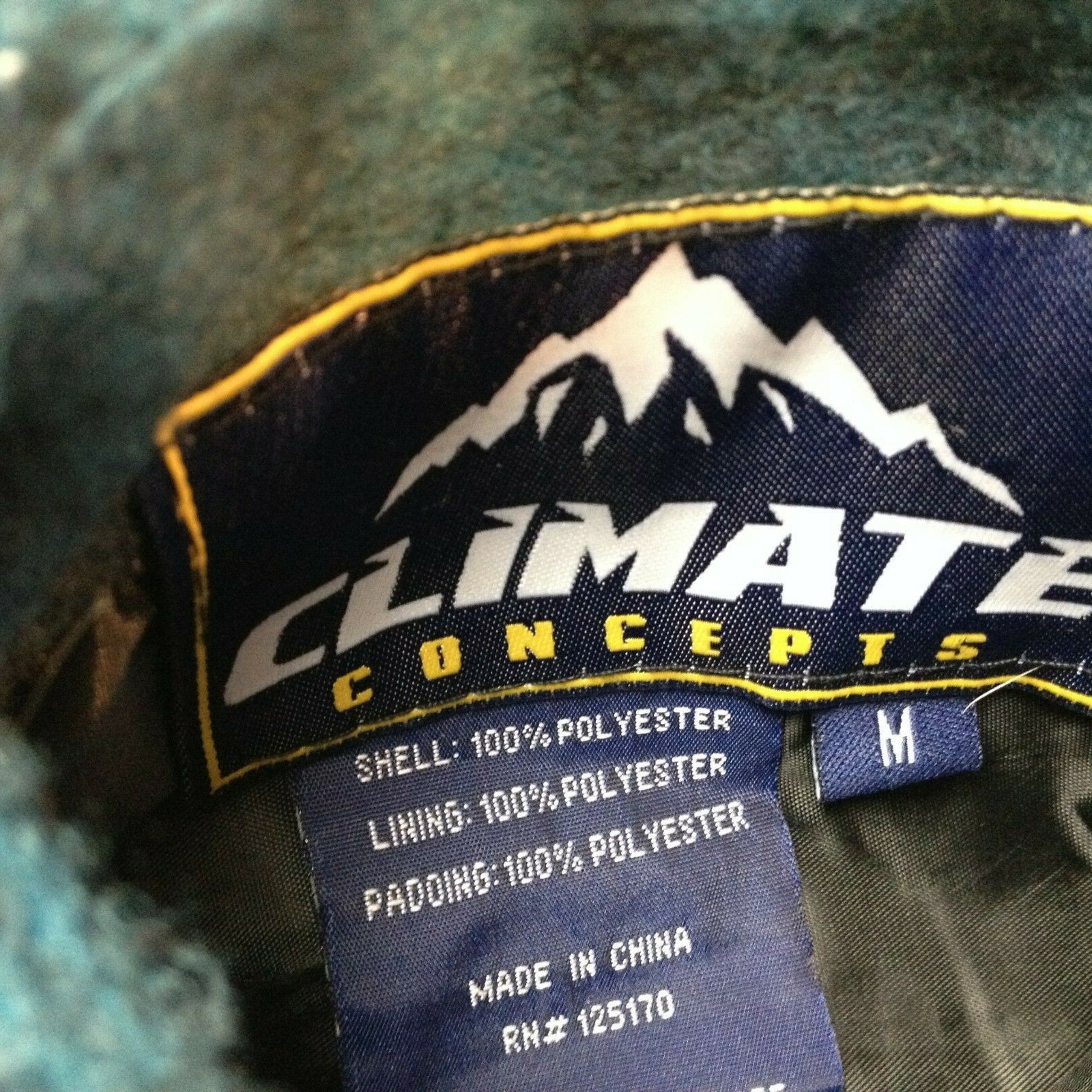 CLIMATE CONCEPTS Full Zip Mock Neck Reversible Pl… - image 7