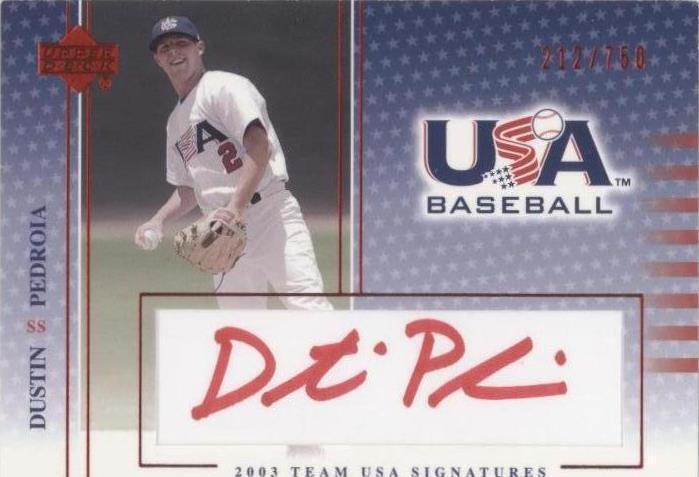 2003 Upper Deck USA Baseball - Dustin Pedroia #S-16 for sale | eBay