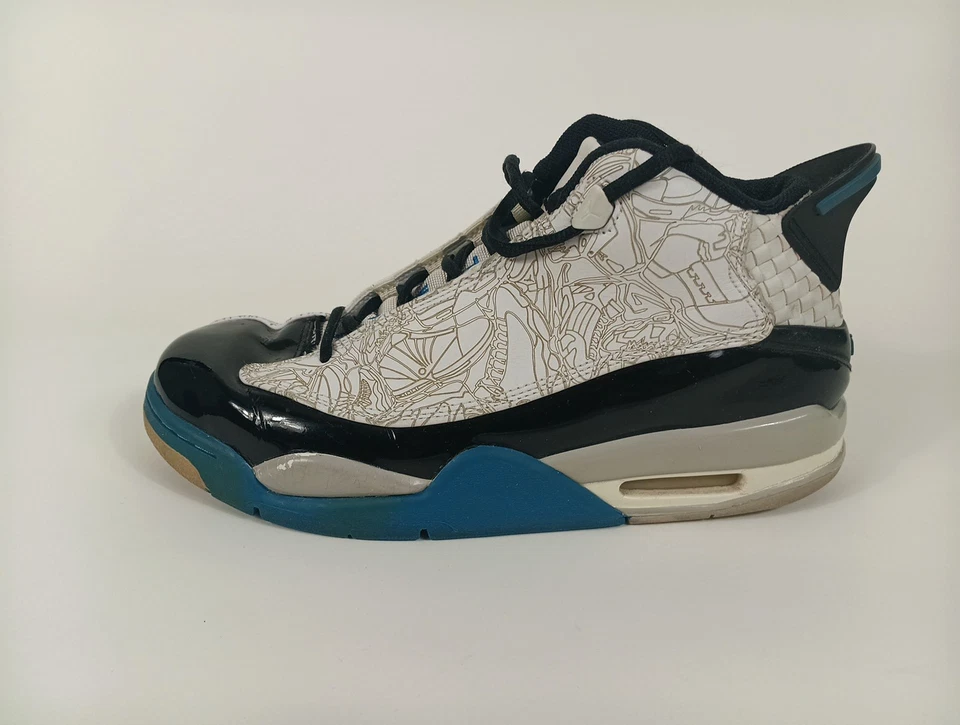 Nike Jordan Dub Zero Foto Azul Blanco 2005 Tenis 311046-102 Hombre Zapato Talla 8 Foto 3 de 4