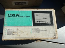 White – Rogers one F 6022 heat/cool or heat only thermostat new old stock